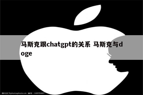 马斯克跟chatgpt的关系 马斯克与doge
