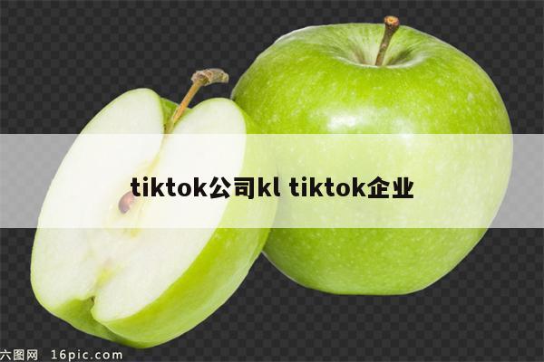 tiktok公司kl tiktok企业