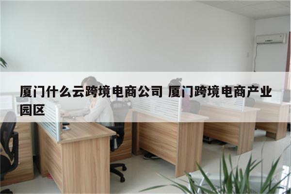厦门什么云跨境电商公司 厦门跨境电商产业园区