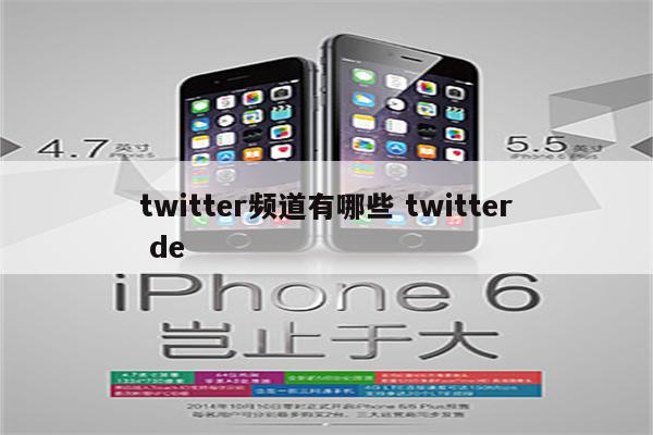 twitter频道有哪些 twitter de