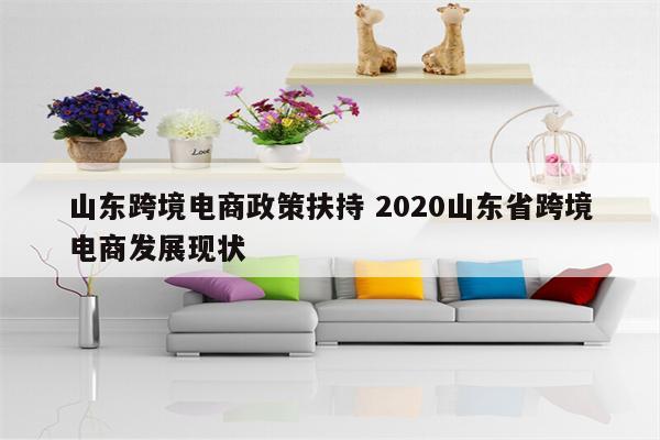 山东跨境电商政策扶持 2020山东省跨境电商发展现状