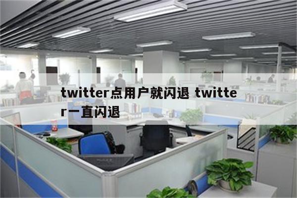 twitter点用户就闪退 twitter一直闪退