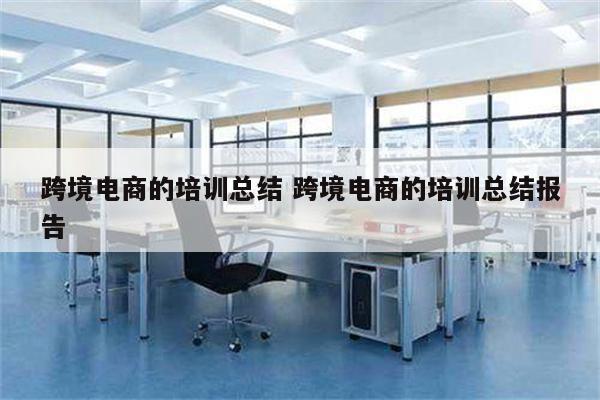 跨境电商的培训总结 跨境电商的培训总结报告