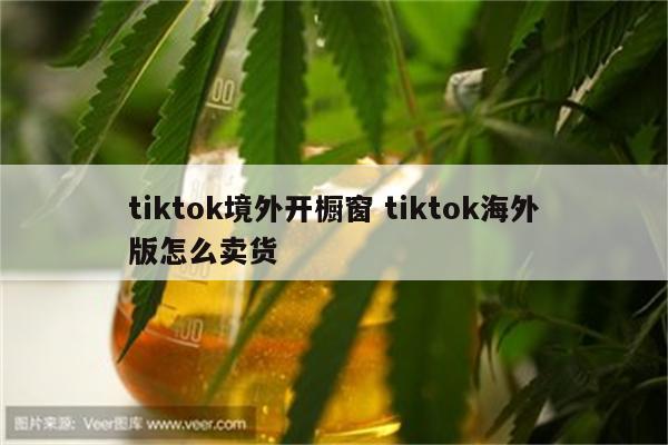 tiktok境外开橱窗 tiktok海外版怎么卖货