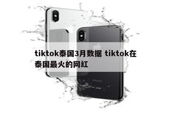 tiktok泰国3月数据 tiktok在泰国最火的网红