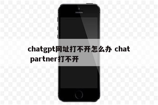 chatgpt网址打不开怎么办 chat partner打不开