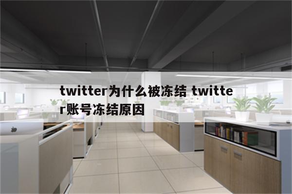 twitter为什么被冻结 twitter账号冻结原因