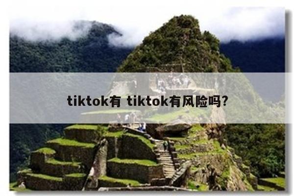 tiktok有 tiktok有风险吗?