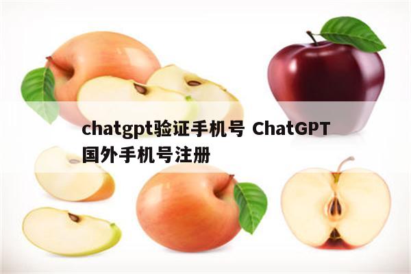 chatgpt验证手机号 ChatGPT国外手机号注册