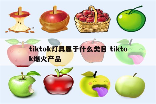 tiktok灯具属于什么类目 tiktok爆火产品