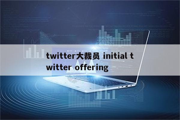 twitter大裁员 initial twitter offering
