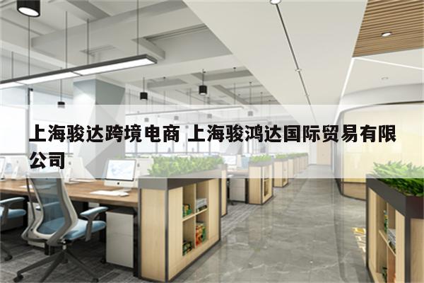 上海骏达跨境电商 上海骏鸿达国际贸易有限公司