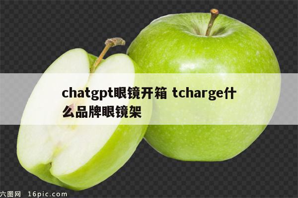 chatgpt眼镜开箱 tcharge什么品牌眼镜架