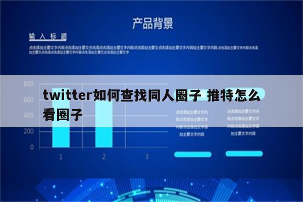 twitter如何查找同人圈子 推特怎么看圈子
