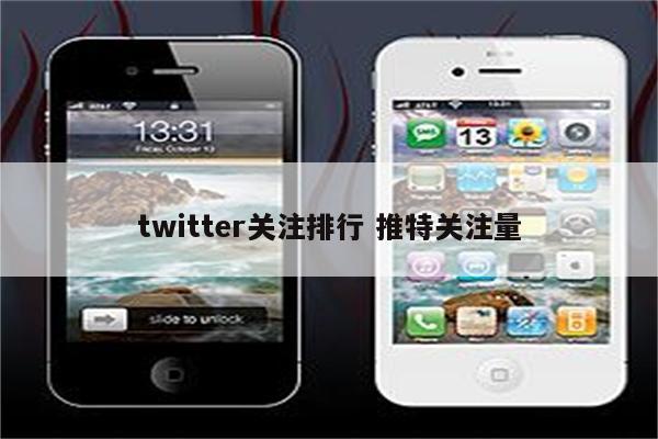 twitter关注排行 推特关注量