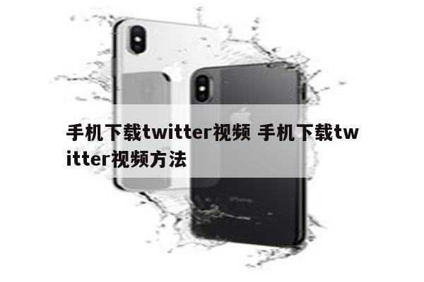 手机下载twitter视频 手机下载twitter视频方法