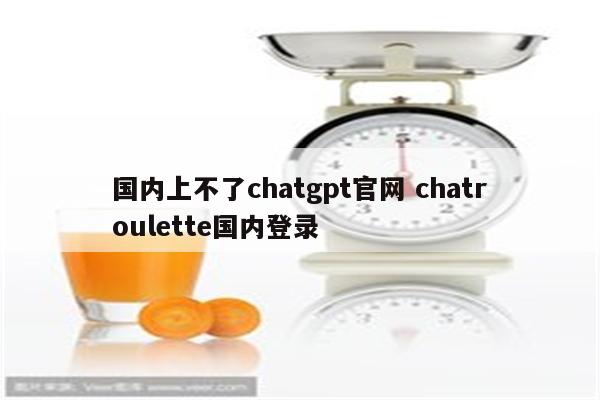 国内上不了chatgpt官网 chatroulette国内登录