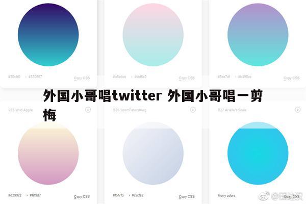 外国小哥唱twitter 外国小哥唱一剪梅