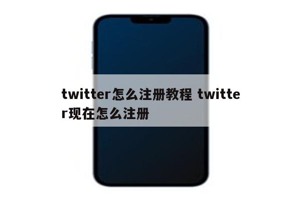 twitter怎么注册教程 twitter现在怎么注册