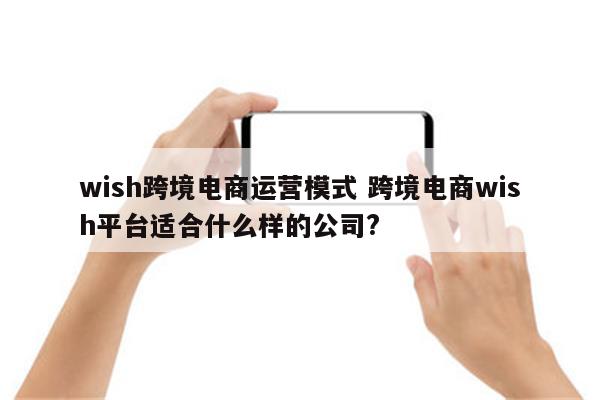 wish跨境电商运营模式 跨境电商wish平台适合什么样的公司?