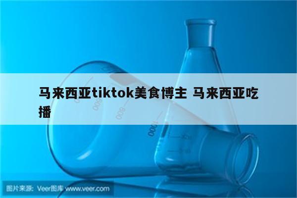 马来西亚tiktok美食博主 马来西亚吃播