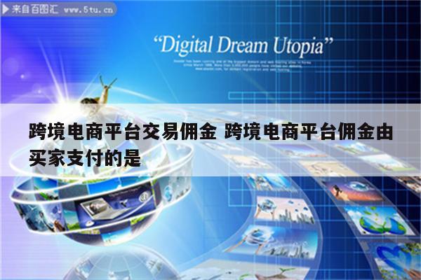 跨境电商平台交易佣金 跨境电商平台佣金由买家支付的是