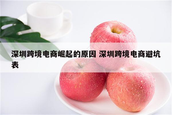 深圳跨境电商崛起的原因 深圳跨境电商避坑表