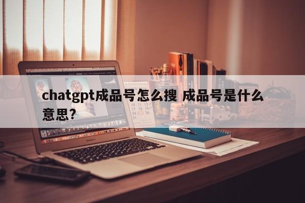 chatgpt成品号怎么搜 成品号是什么意思?