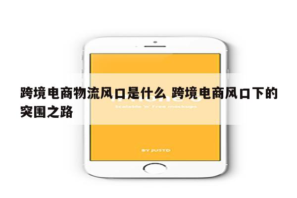 跨境电商物流风口是什么 跨境电商风口下的突围之路