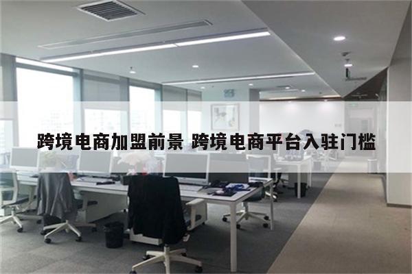 跨境电商加盟前景 跨境电商平台入驻门槛