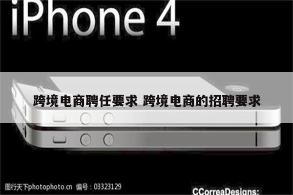 跨境电商聘任要求 跨境电商的招聘要求