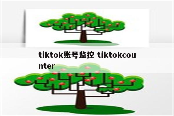 tiktok账号监控 tiktokcounter