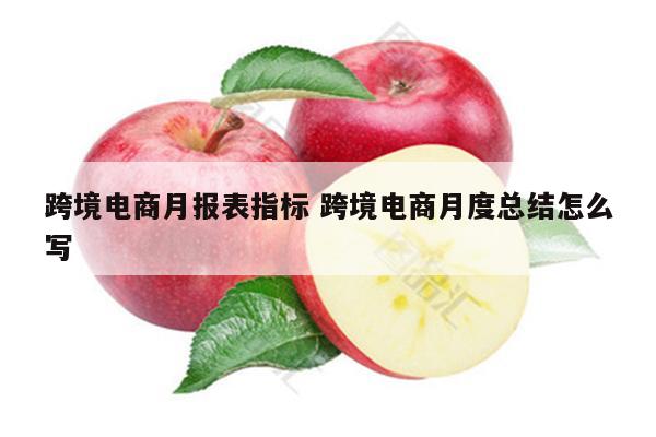 跨境电商月报表指标 跨境电商月度总结怎么写