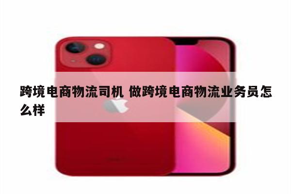 跨境电商物流司机 做跨境电商物流业务员怎么样
