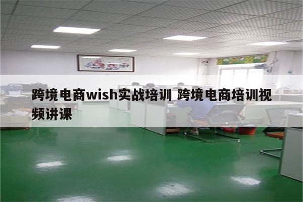 跨境电商wish实战培训 跨境电商培训视频讲课