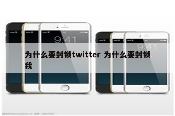 为什么要封锁twitter 为什么要封锁我