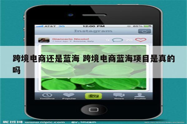 跨境电商还是蓝海 跨境电商蓝海项目是真的吗