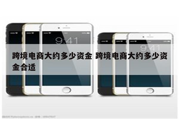跨境电商大约多少资金 跨境电商大约多少资金合适