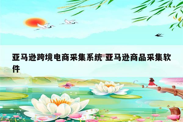 亚马逊跨境电商采集系统 亚马逊商品采集软件