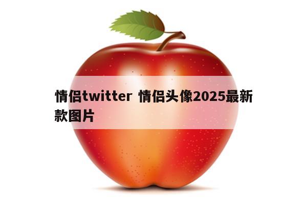 情侣twitter 情侣头像2025最新款图片