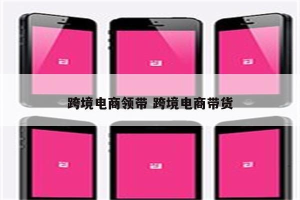 跨境电商领带 跨境电商带货