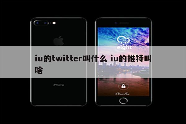 iu的twitter叫什么 iu的推特叫啥
