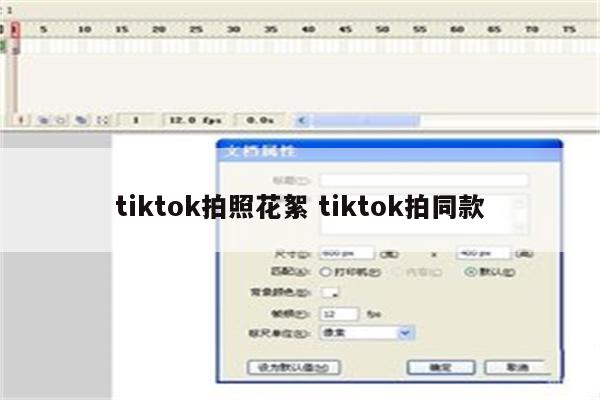 tiktok拍照花絮 tiktok拍同款