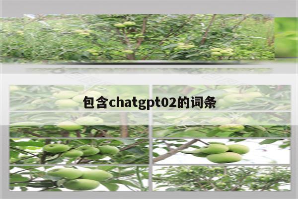 包含chatgpt02的词条