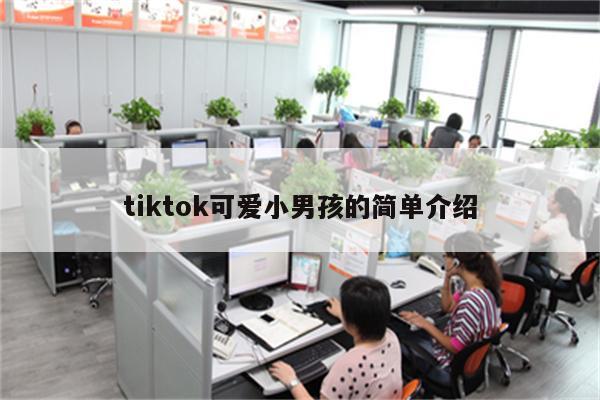 tiktok可爱小男孩的简单介绍