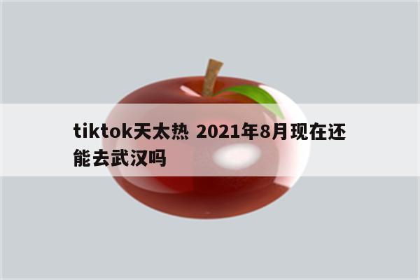 tiktok天太热 2021年8月现在还能去武汉吗