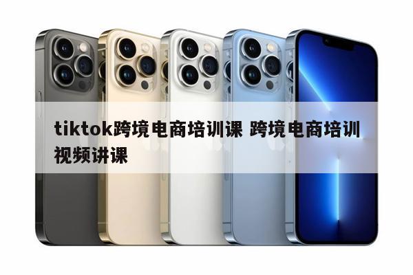 tiktok跨境电商培训课 跨境电商培训视频讲课