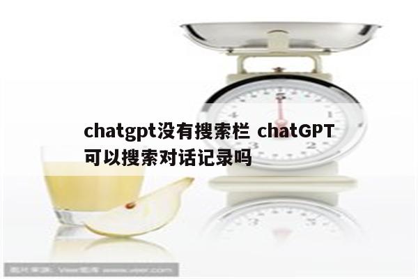 chatgpt没有搜索栏 chatGPT可以搜索对话记录吗