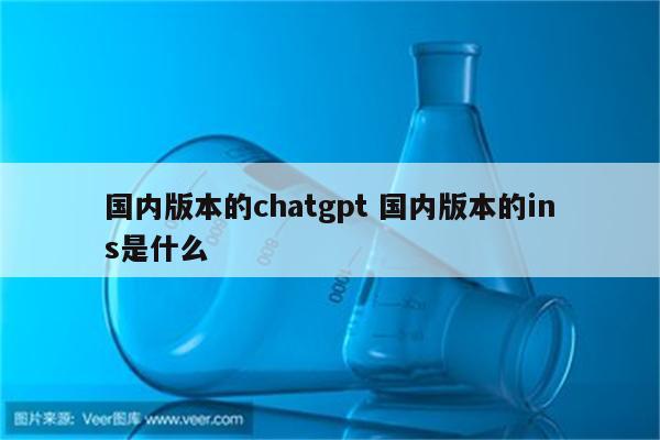 国内版本的chatgpt 国内版本的ins是什么