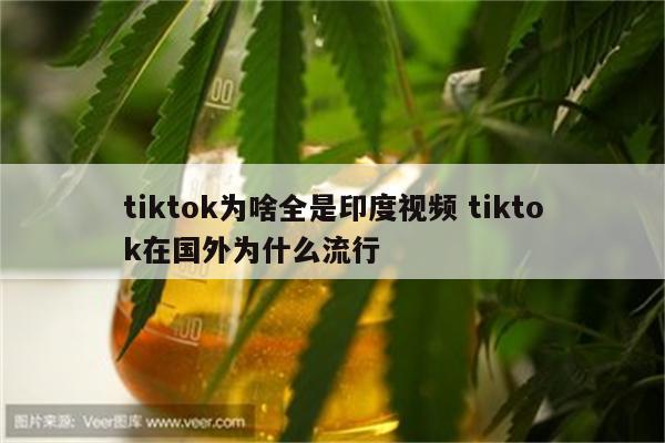 tiktok为啥全是印度视频 tiktok在国外为什么流行